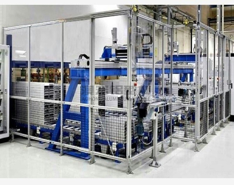 倉(cāng)庫(kù)鋁型材圍欄